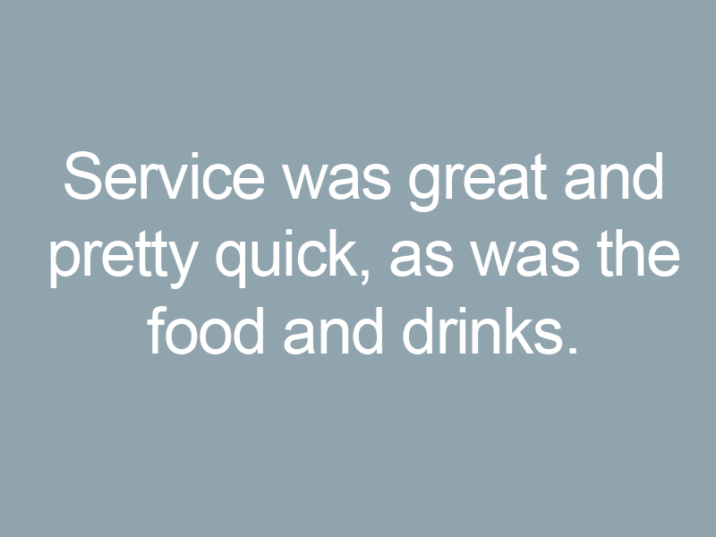 Kings Head review.